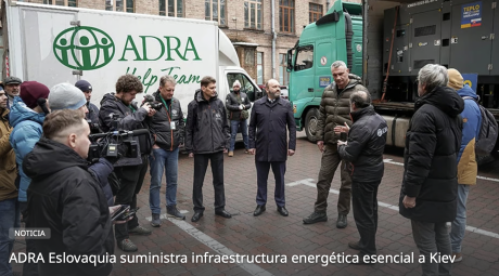 ADRA Eslovaquia suministra infraestructura energética esencial a Kiev